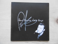 Paul Young autograph signed CD booklet "Love Songs"