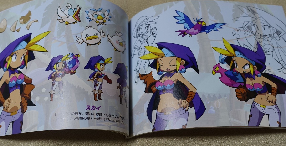Shantae HALF GENIE HERO ULTIMATE EDITION ORIGINAL MINI ART Shantae HALF GENIE HERO ULTIMATE EDITION ORIGINAL MINI ART