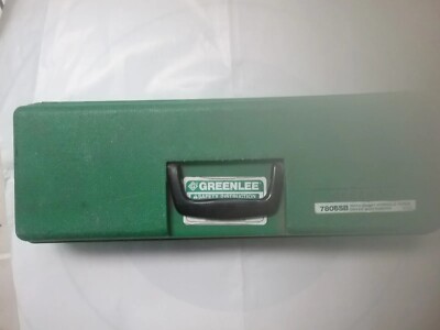 Greenlee 7806SB  Hydraulic Quick Draw  Punch Driver Kit 1/2'' To 2''  Used 