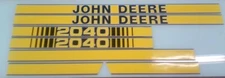 Aftermarket John Deere 2040 replacement hood Decals 