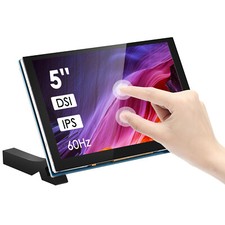 5 inch Raspberry Pi Touchscreen Monitor  800�400 IPS Display Screen Plug&Play