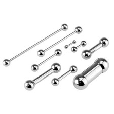 Cartilage Tragus Helix Labret Bar Barbell Ear Nipple Lip Eyebrow Piercing 1.2mm