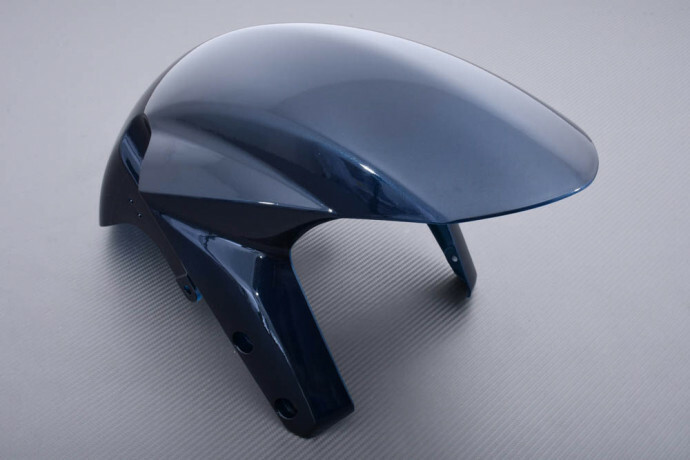 Garde-boue avant bleu Suzuki GSXR 600 pour protection de fourche et de route