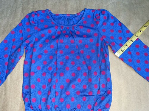 LANDS' END Little Girl DRESS Size SMALL (4 Years) New SHIP FREE Knit Long Sleeve - Picture 8 of 10