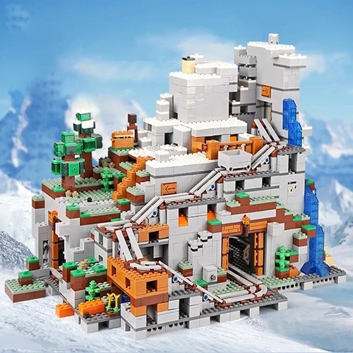 MOC 21137 The Mountain Cave building Bricks Toy Gift Set - Read Description