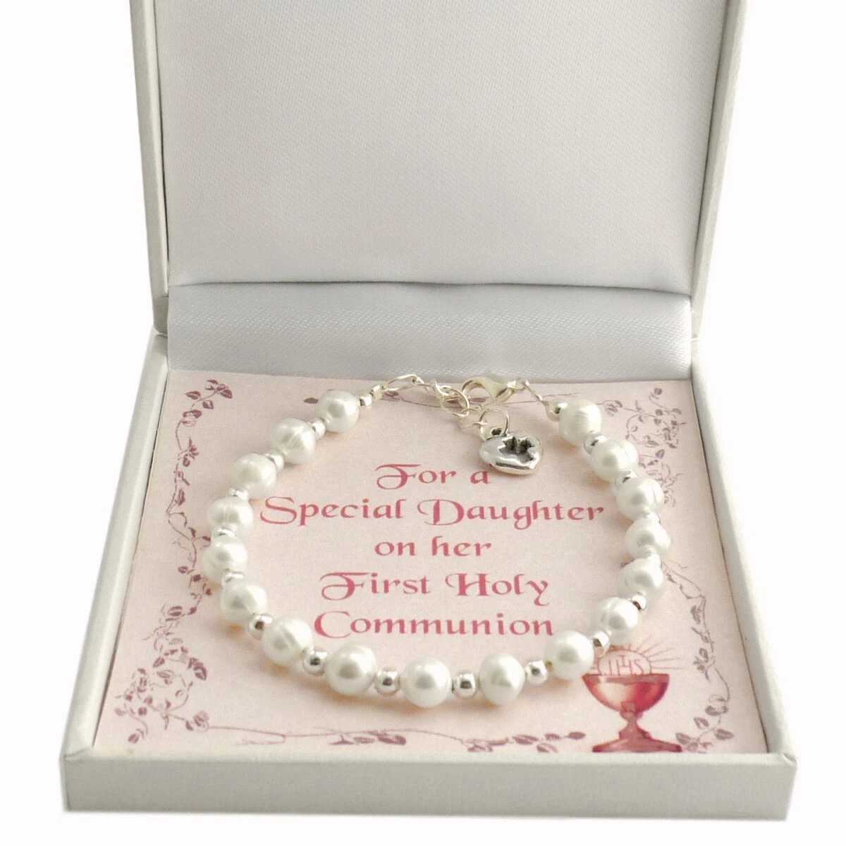 First communion bracelet for girl 2025