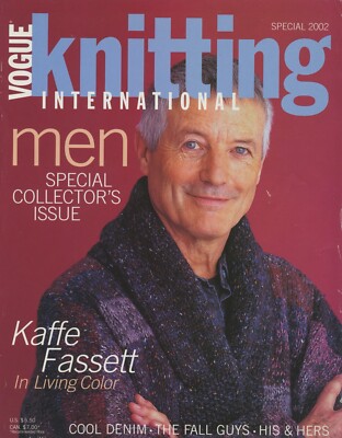Vogue Knitting International Magazine Special 2002 Men Collector's - 42 Patterns