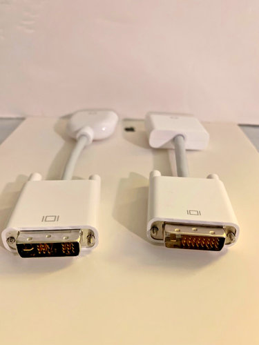 Apple DVI Male to VGA Female 603-8525 + Apple DVI-D Male to DVI-DFemale 603-8471 - Picture 3 of 4