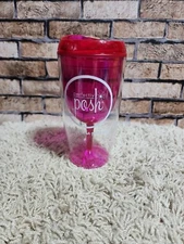 PERFECTLY POSH Wine Tumbler Insulated Drink with Lid 12 OZ 5410