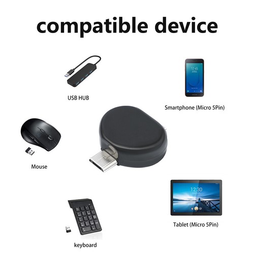 Micro USB OTG Adapter Micro OTG Cable Data Transmission for Android Phone/Tablet - Zdjęcie 8 z 12