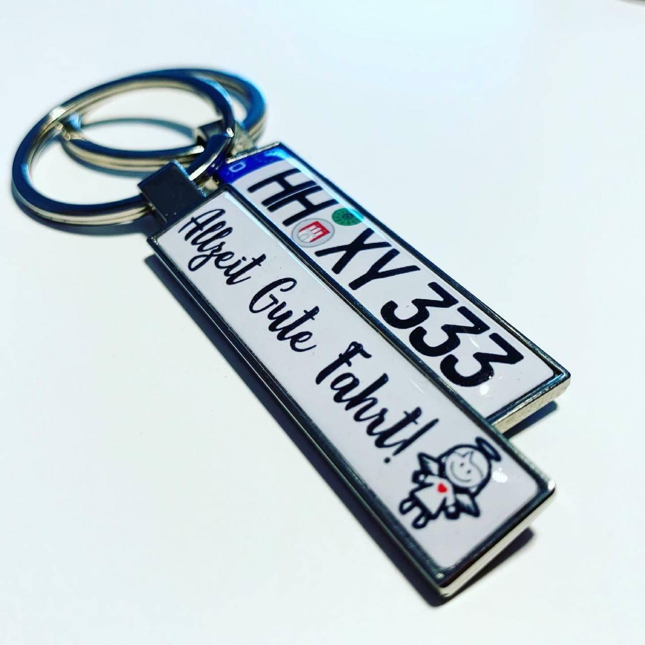 Personalisiert Schlüsselanhänger Mit Foto - Individuelle Gravur Für Auto Schlüssel | Geschenk Für Männer