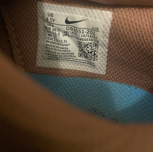 Nike Crater Impact Big Kids Shoes Size 4.5Y Mineral Clay Laser Blue DB3551-201 - Picture 11 of 11