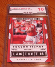 RUSSELL WILSON ---2020 Panini Contenders--GEM Mint 10***SEAHAWKS***Mad DOG
