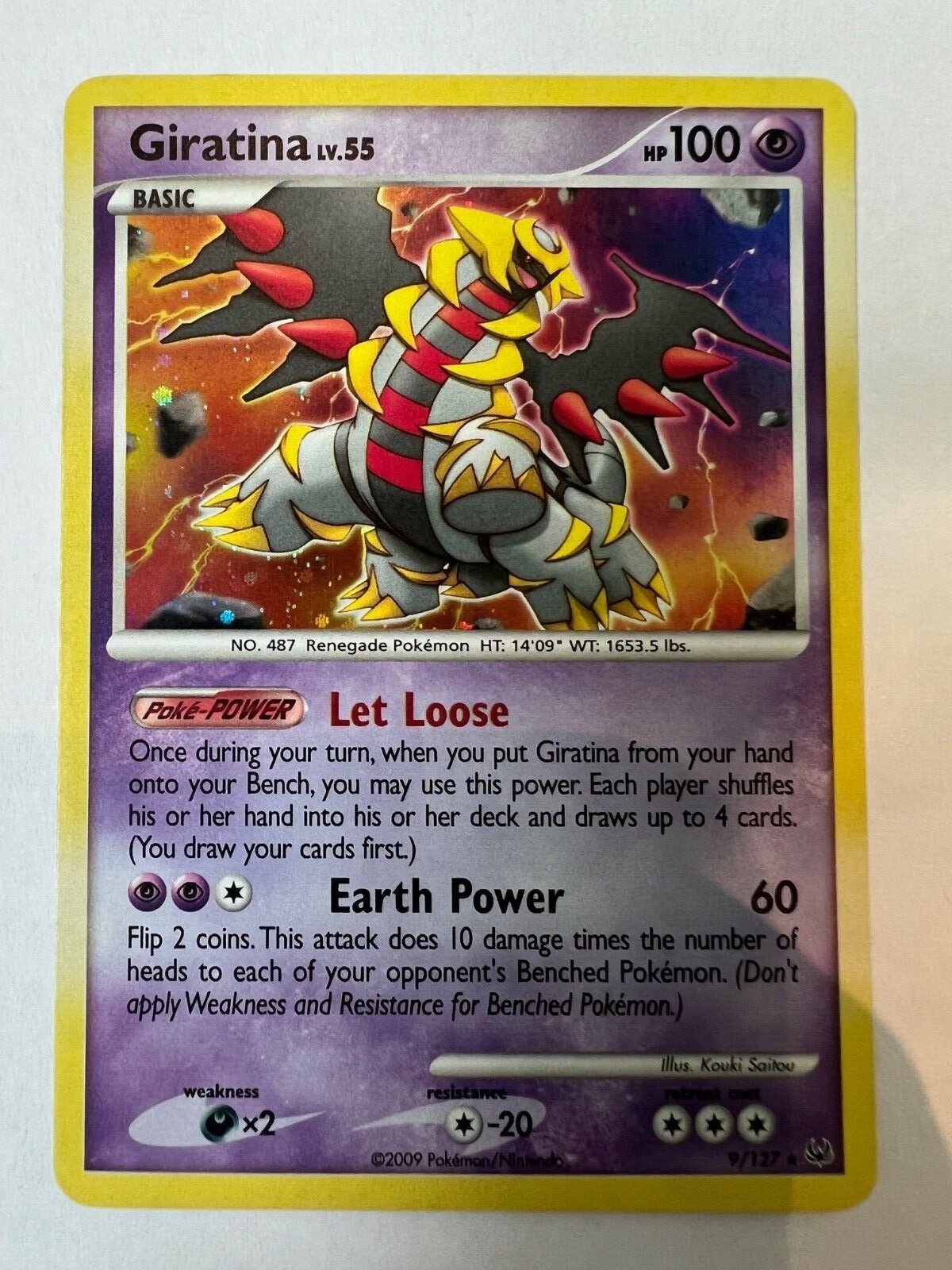 Pok%C3%A9mon+TCG+Giratina+Platinum+9+Holo+Holo+Rare for sale online | eBay