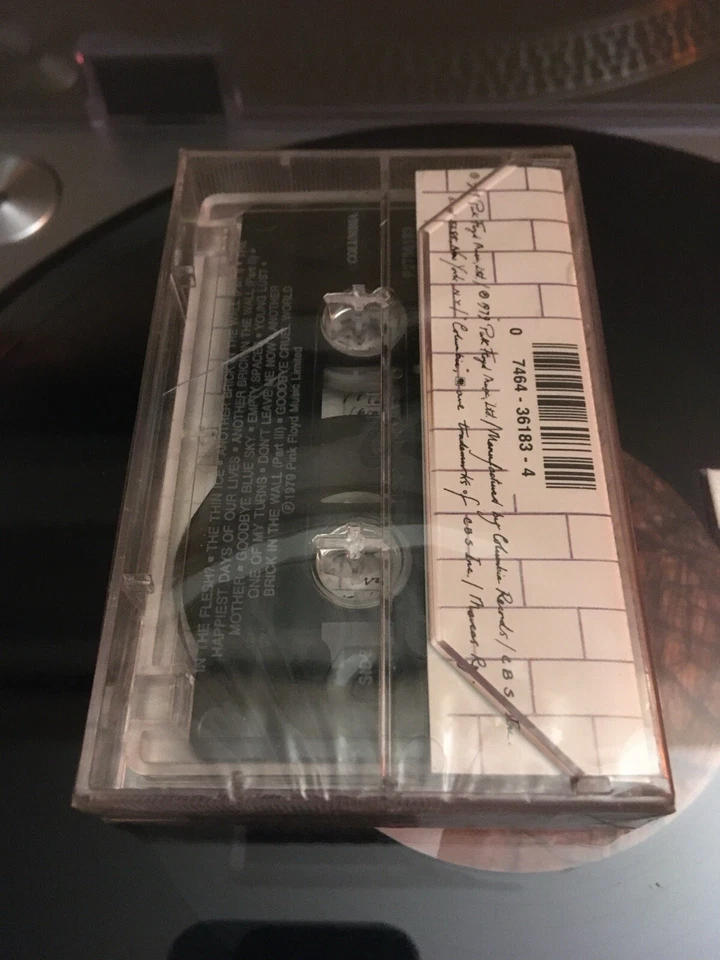 Sealed Pink Floyd The Wall Columbia P2T36183 Cassette Tape 1979 Reissue - Image 3 of 4