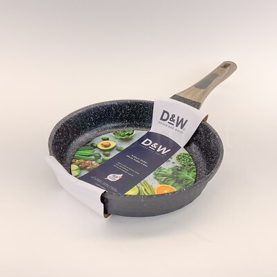 Deane & White D&W Skillet Frying Pan NonStick 9.5  Inch  High Quality  Black