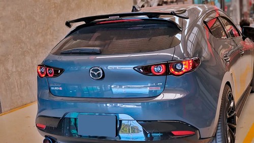 for mazda 3 Hatchback bp 2019 2020 2023 spoiler wing painted - Foto 3 di 5