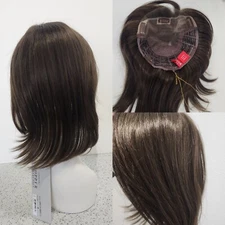 TOP SMART 12" by Jon Renau Topper in 8 Cocoa (Medium Brown)