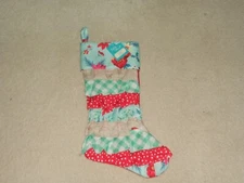 The Pioneer Woman Retro Holiday Floral Ruffle Christmas Stocking