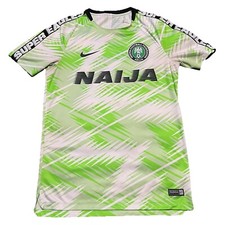 Authentic NIKE Nigeria Squad Football 2018 Jersey 893364-100 Size M