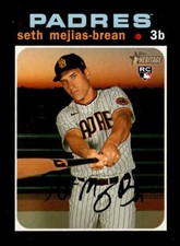 2020 Topps Heritage Seth Mejias-Brean #607 San Diego Padres