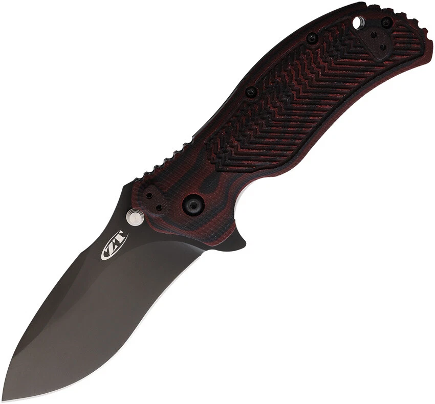 Cuchillo Plegable Tolerancia Cero Borde Liso Velocidad Seguro A/S Negro G10 Reversible 0350 Foto 4 de 4