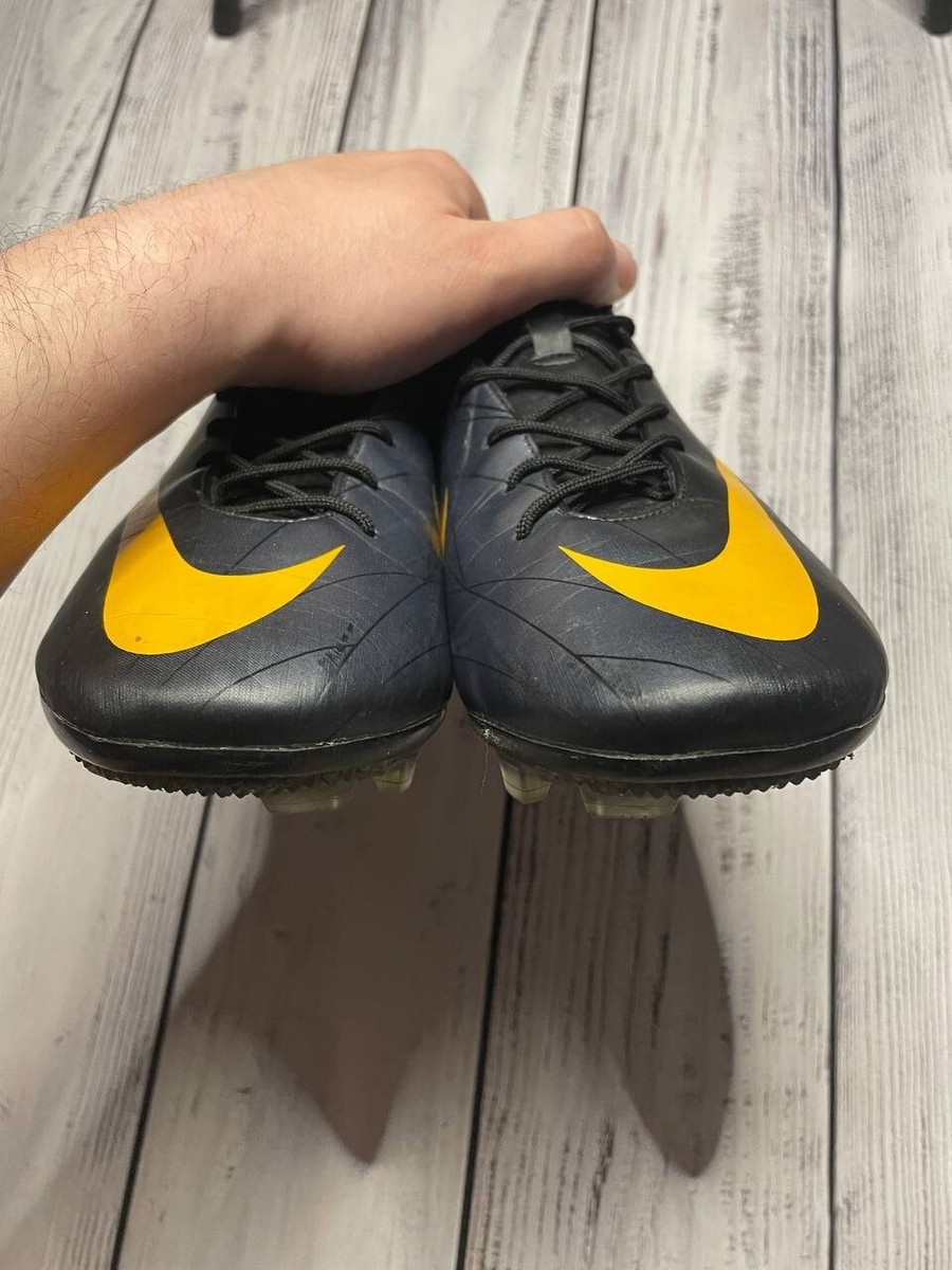 Nike Mercurial シューズ ブラック/イエロー　26 Nike Mercurial Miracle III FG Soccer Cleats Boots Rare Mens