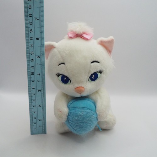Muñeca de peluche Marie The Aristocats Cat C0205 SEGA 2004 Disney de 6" Japón - Imagen 2 de 8