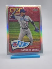 2021 Topps Chrome Javier Baez 1965 Redux TH65-12 Refractor Chicago Cubs Baseball