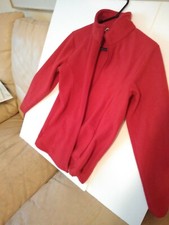 Bass Pro Shops Kids Boys Girls Large Full Zip Up Long Sleeve Fleece Jacket Red