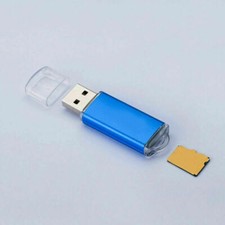 Portable USB 2.0 Adapter Micro SD SDHC Memory Card Reader / Writer Flash Drive