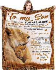 GIvetoyou Son Gifts from Mom Blanket Gifts for Son from Mom Son Blanket from Mom