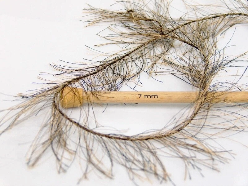 Long Eyelash Camel Black 52770 Ice Yarns Extra Long Eyelash Yarn 50gr 38yds - Image 3 of 3