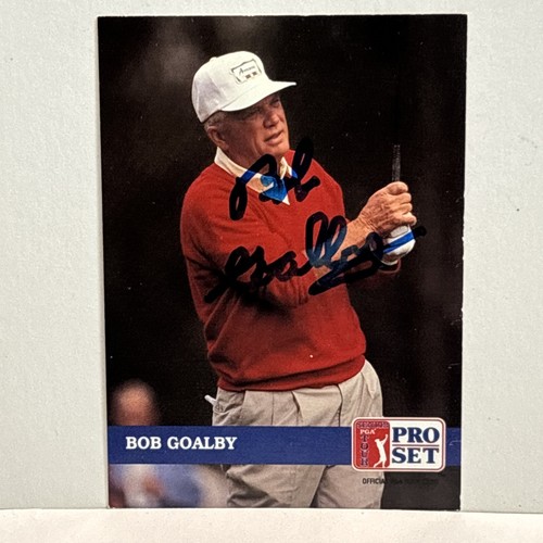 G54 Bob Goal von #245 Pro Set PGA Golf Tour handsignierte signed Autogrammkarte - Bild 4 von 5