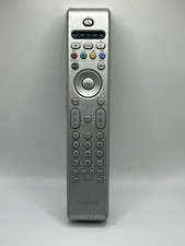 Genuine PHILIPS RC4346/01B TV Remote Control OEM Silver Replacement Controller