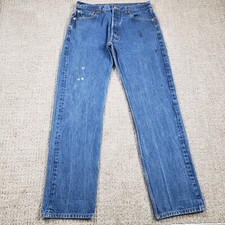 Levis 501xx Jeans 35x36 32x32 Vintage 501-0000 Shrink-to-fit Unsanforized Y2k
