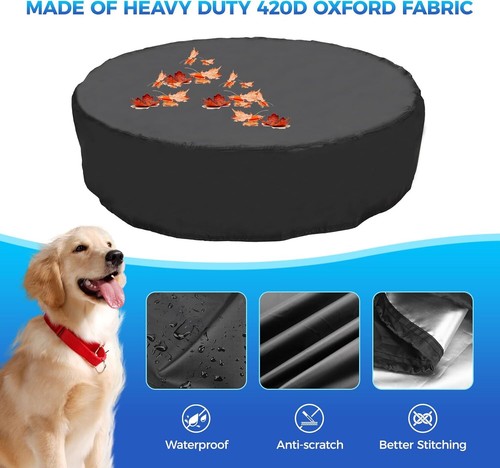 63 inch Foldable Dog Pet Bath Pool Cover, Portable Round Collapsible Pool Cover - Picture 6 of 8
