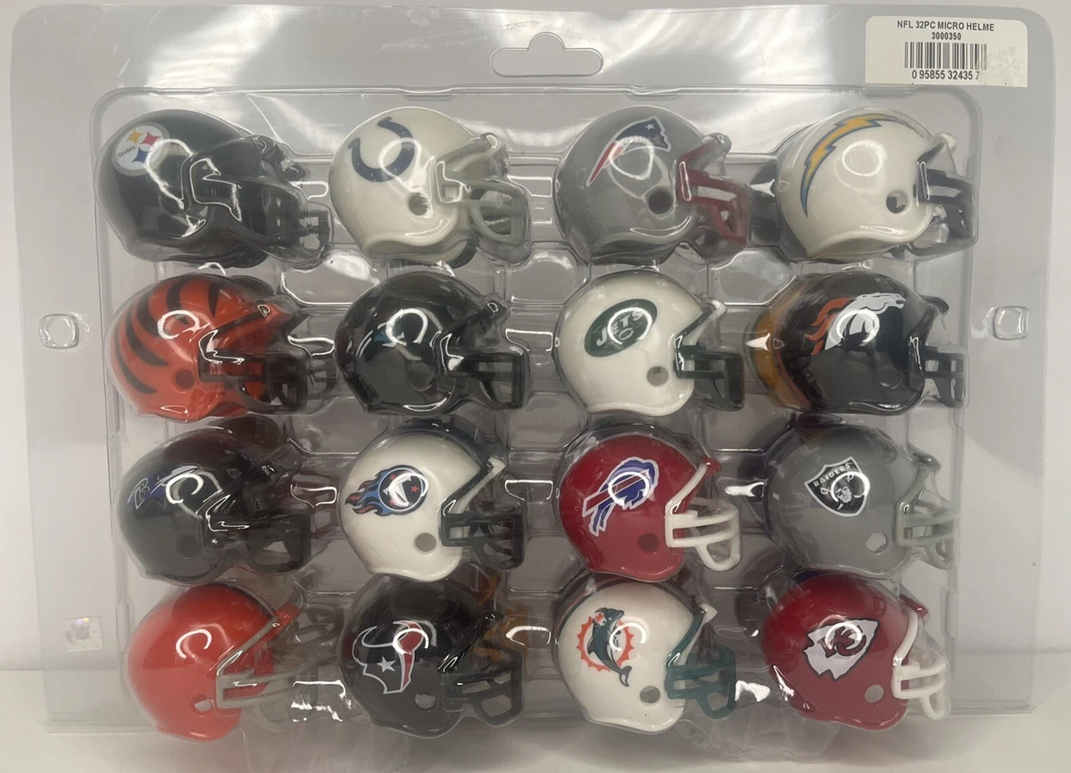 NFL Football 32 Team Mini Helmet Standings Tracker Display Set NIP