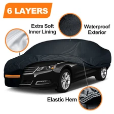 6 Layer Custom FIT [CHEVY IMPALA 2-DOOR] 1958-1981 Waterproof 100% Car Cover