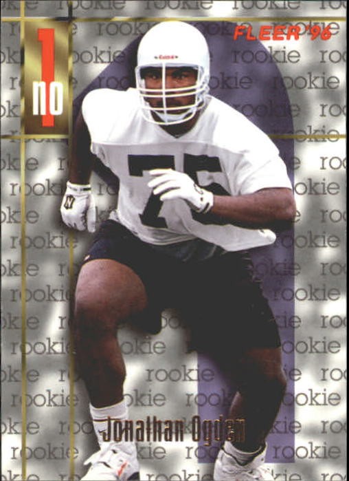 1996 Fleer #173 Jonathan Ogden RC