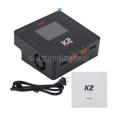 ISDT K2 AC 200W DC 500W x2 Dual CH Smart   Balance Charger For Lilon LiPo- #cv