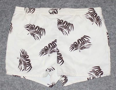 NWT vintage JANTZEN HAWAIIAN SWIM TRUNKS 4'' Ins Lined Tiki Made USA sz 38 Shorts