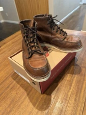 Red Wing Heritage 6 MOC Toe Boot Mens 1907 Copper Leather BOOTS Shoes US 8.5 EE