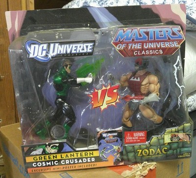 New 2010 DC Universe Vs Masters Classics Green Lantern vs Zodac Figure 2 Pack