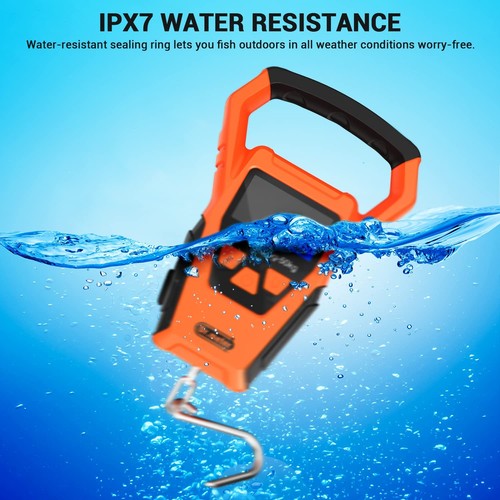Fish Scale Waterproof: Luggage Weight Scale with Bigger Handle and Hook Upgra... - Picture 3 of 9