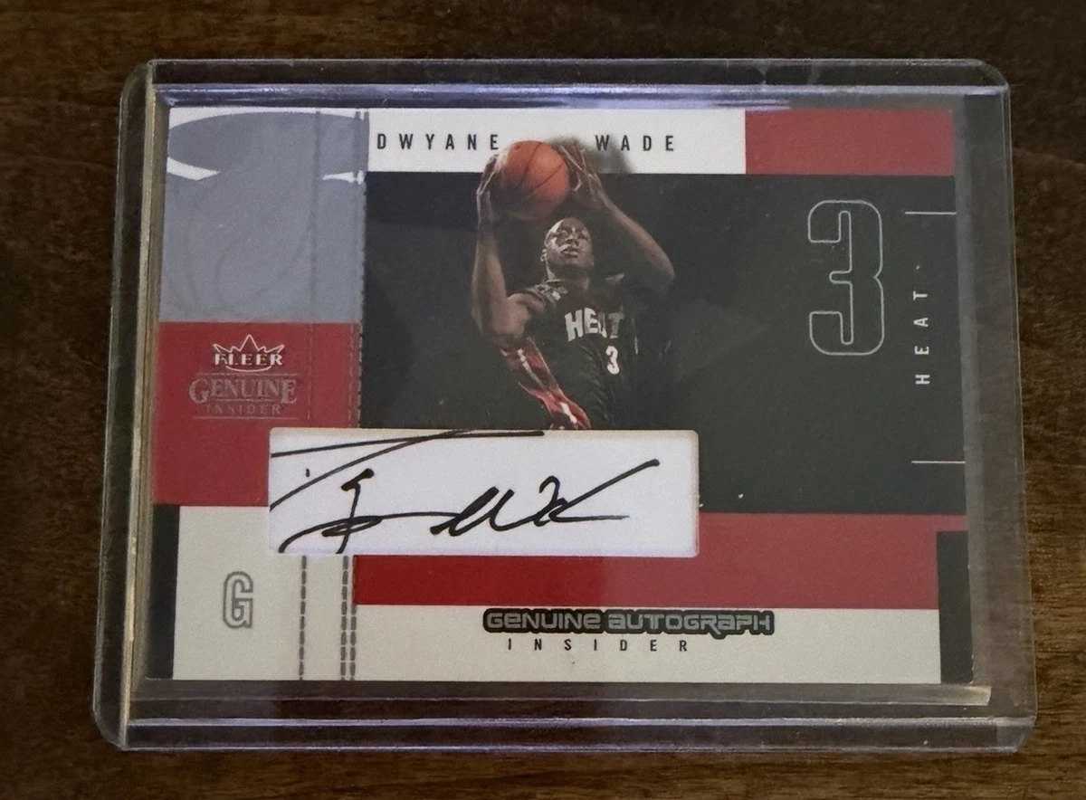 Dwyane Wade Basketball Sports Trading Cards & Accessories Rookie