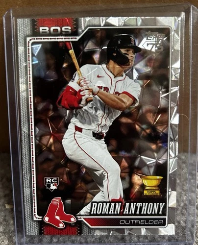 New ListingTopps 2026 Series 1 Roman Anthony Red Sox Rookie Diamante #189 Baseball Card