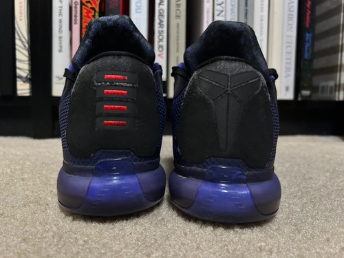 Sz 10.5 - Nike Kobe X 10 Blackout Black Persian Purple Violet Bryant 705317-005 - Picture 11 of 21