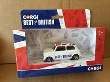 Corgi  DIECAST Best Of British - Classic Mini With Union Jack - Shelf Wear