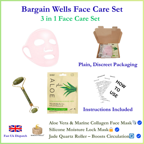 Set Pflege Haut Geschenk Gesichtsserum Creme Reiniger Toner Feuchtigkeitscreme Hautpflege Vitamin - Bild 1 von 7